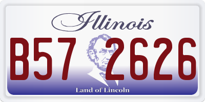 IL license plate B572626