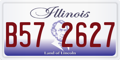 IL license plate B572627