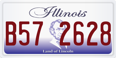 IL license plate B572628