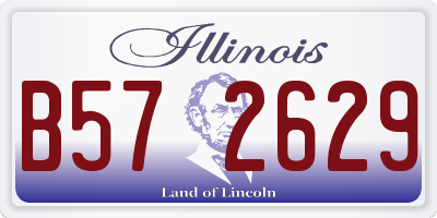IL license plate B572629