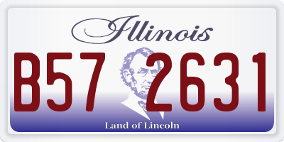 IL license plate B572631