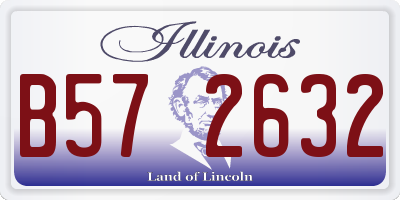 IL license plate B572632