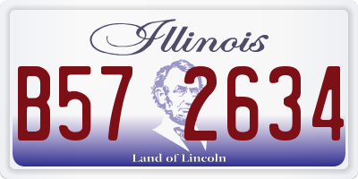 IL license plate B572634