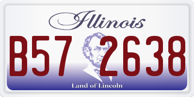 IL license plate B572638