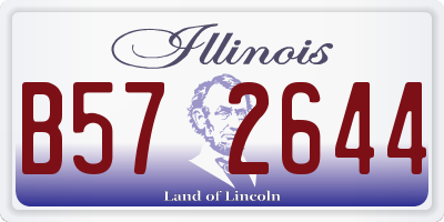 IL license plate B572644