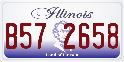 IL license plate B572658