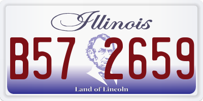 IL license plate B572659