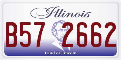 IL license plate B572662