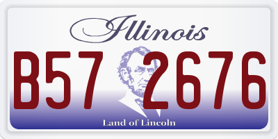 IL license plate B572676