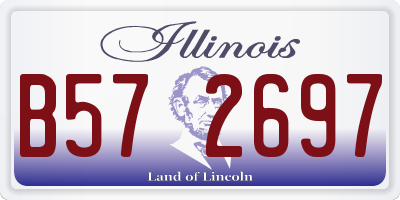 IL license plate B572697