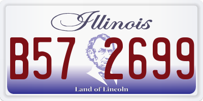 IL license plate B572699