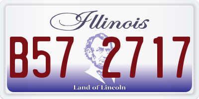 IL license plate B572717
