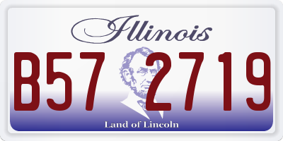 IL license plate B572719