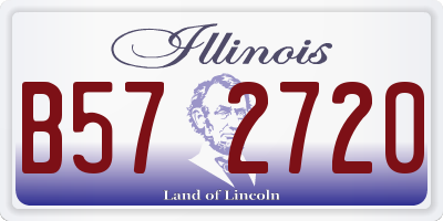 IL license plate B572720