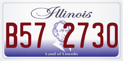 IL license plate B572730