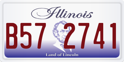 IL license plate B572741