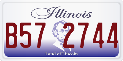 IL license plate B572744
