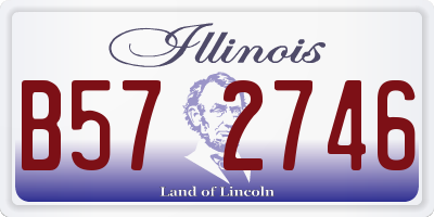 IL license plate B572746