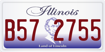 IL license plate B572755