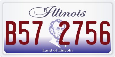IL license plate B572756