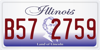 IL license plate B572759