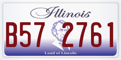 IL license plate B572761