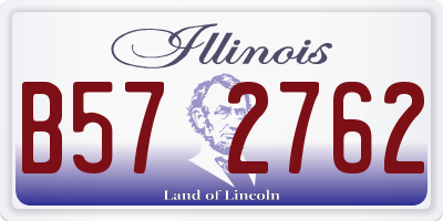 IL license plate B572762