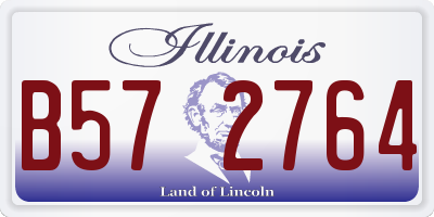 IL license plate B572764