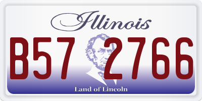 IL license plate B572766