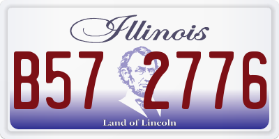 IL license plate B572776