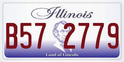 IL license plate B572779