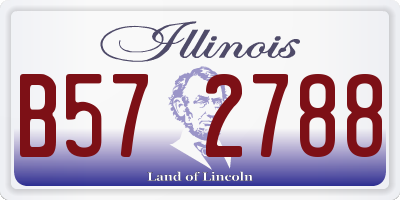 IL license plate B572788