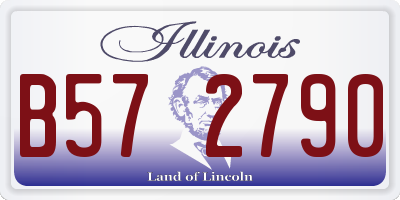 IL license plate B572790