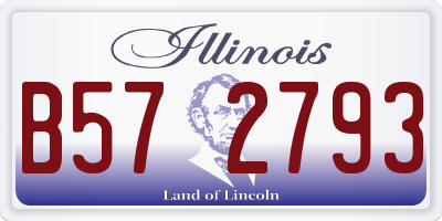IL license plate B572793