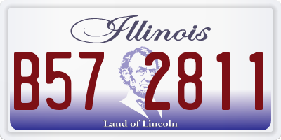 IL license plate B572811