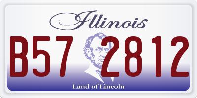 IL license plate B572812