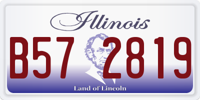 IL license plate B572819