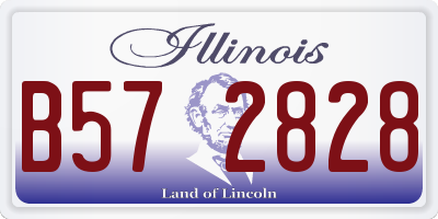 IL license plate B572828
