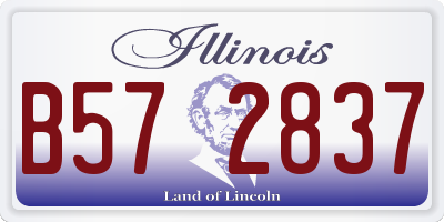 IL license plate B572837
