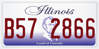 IL license plate B572866