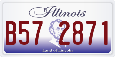IL license plate B572871