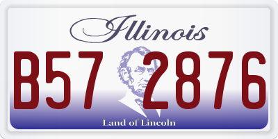 IL license plate B572876