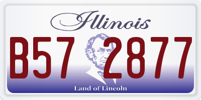 IL license plate B572877