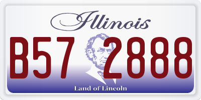 IL license plate B572888