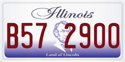 IL license plate B572900