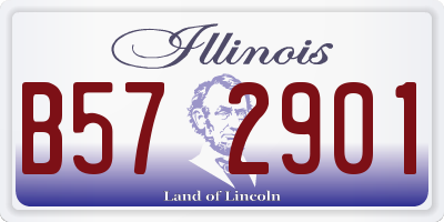 IL license plate B572901