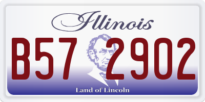 IL license plate B572902