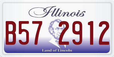 IL license plate B572912