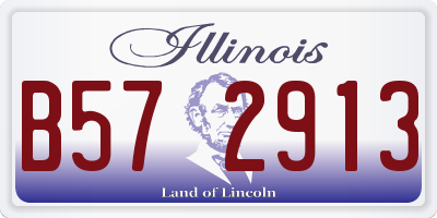 IL license plate B572913