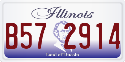 IL license plate B572914